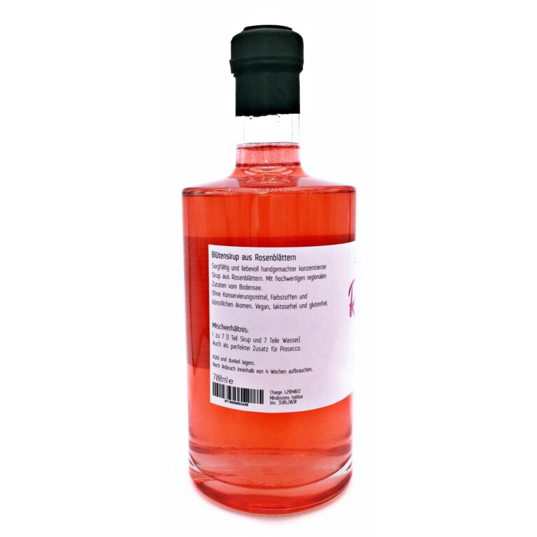 Rosenblüten-Sirup – Genüssle Rosensirup vom Bodensee-Rosen Sirup aus ...