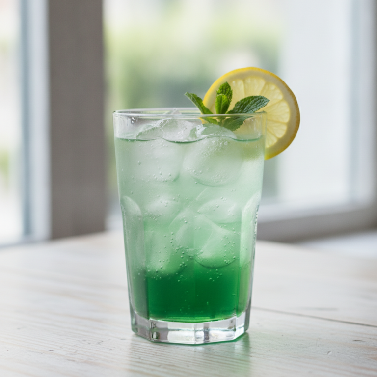 Erfrischender Brennnessel-Zitronen-Spritzer