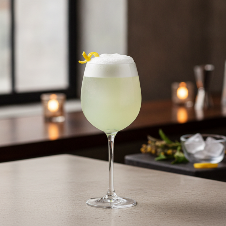 Grüner Nessel Gin Fizz – Ein Brennnessel Cocktail