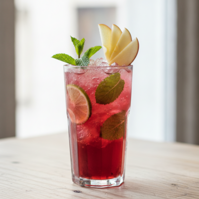 Alkoholfreier Bratapfel Mojito