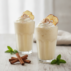 Cremiger Bratapfel Milchshake