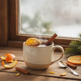 Winterlicher Lebkuchen Tee-Genuss