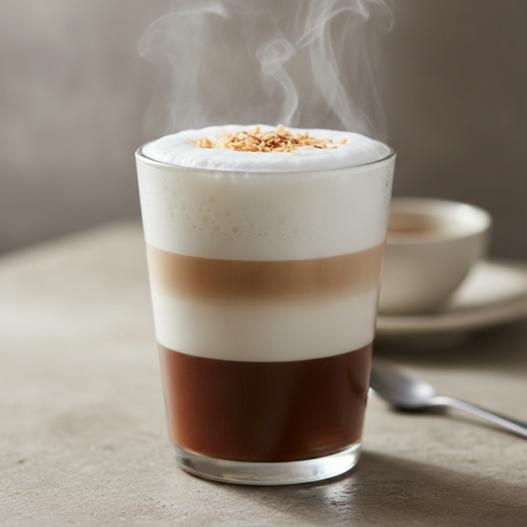 Ananas Kokos Latte Macchiato
