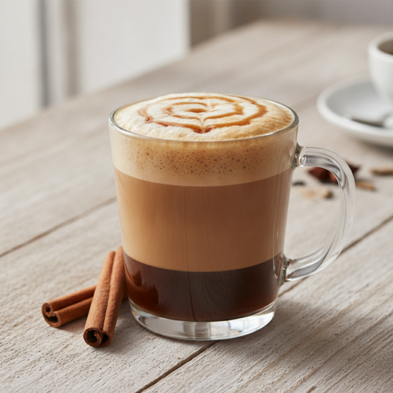 Chai Macchiato mit Karamellnote