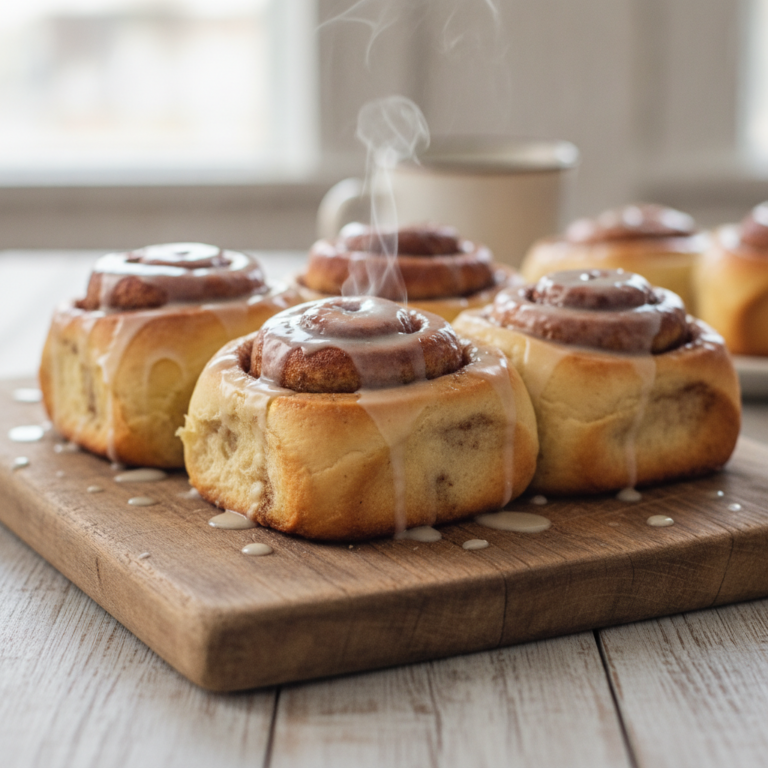 Saftige Chai-Zimtschnecken