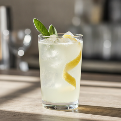 Salbei-Zitronen Gin Fizz