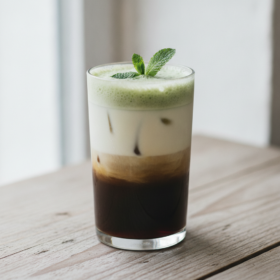 Cremiger Spearmint Cold Brew Latte