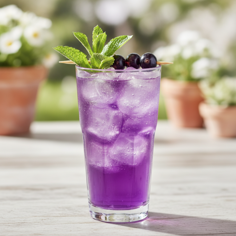 Erfrischender Cassis Spritz