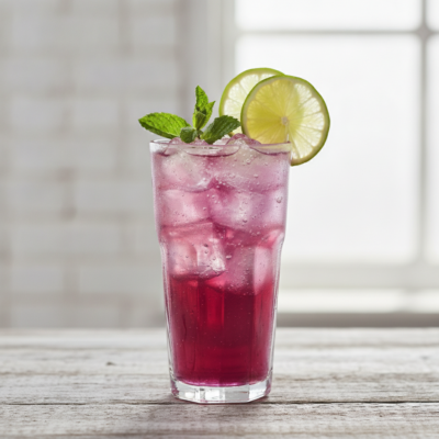 Kirsch-Minze Spritzer