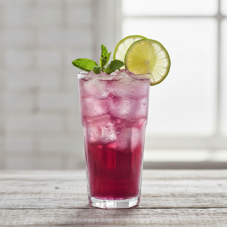 Kirsch-Minze Spritzer