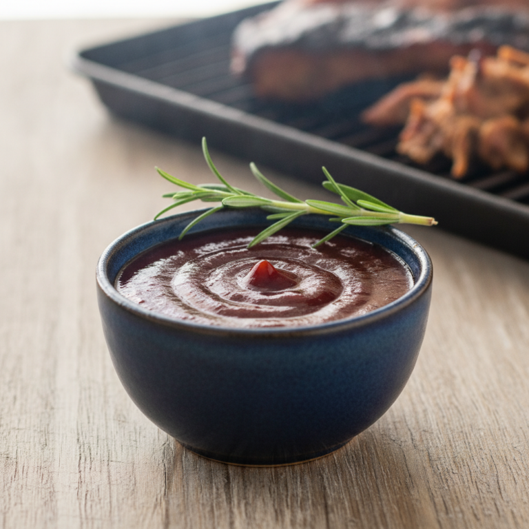 Würzige Pflaume-Zimt BBQ Sauce