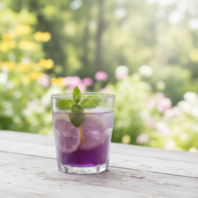 Erfrischende Lavendelblüten Limonade