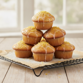 Saftige Ingwer-Zitronen Muffins
